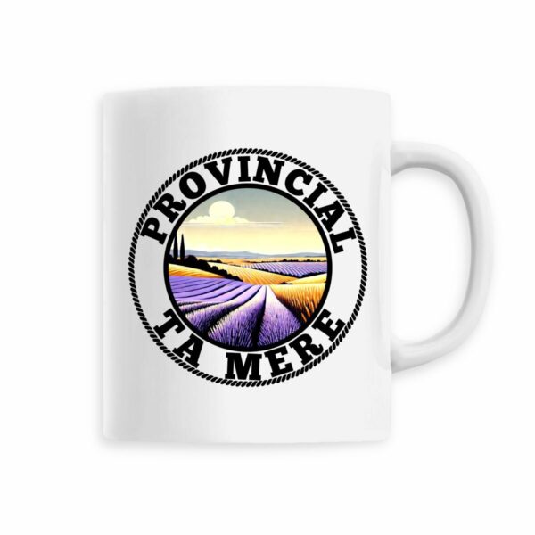 TASSE BLANCHE PROVINCIAL COULEUR - CERAMIQUE