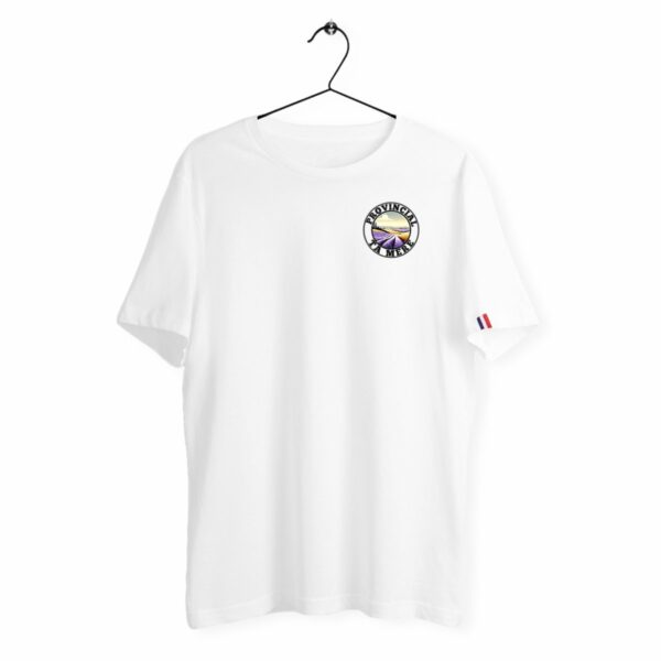 T-SHIRT BLANC PROVINCIAL COULEUR - Made in France