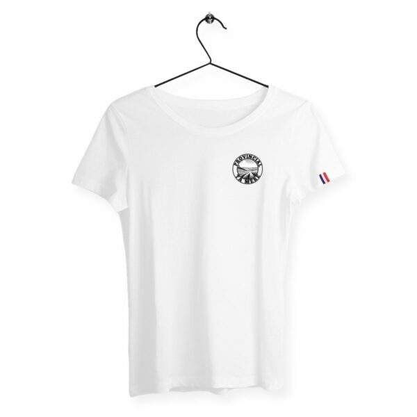 T-SHIRT BLANC PROVINCIAL N&B - FEMME - Made in France