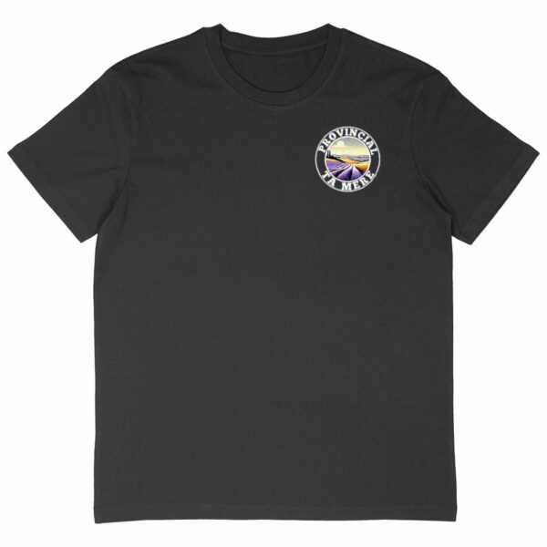 T-SHIRT NOIR PROVINCIAL COULEUR - OVERSIZED - PREMIUM