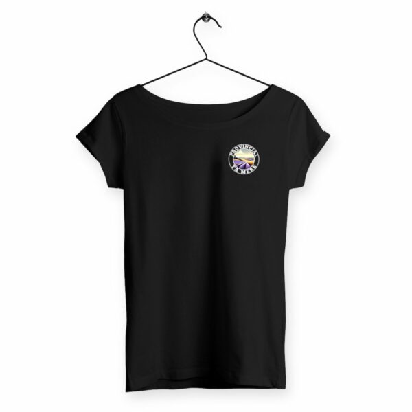 T-SHIRT NOIR PROVINCIAL COULEUR - FEMME - PREMIUM