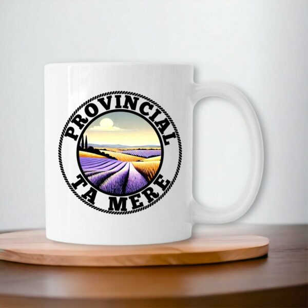 TASSE BLANCHE PROVINCIAL COULEUR - CERAMIQUE