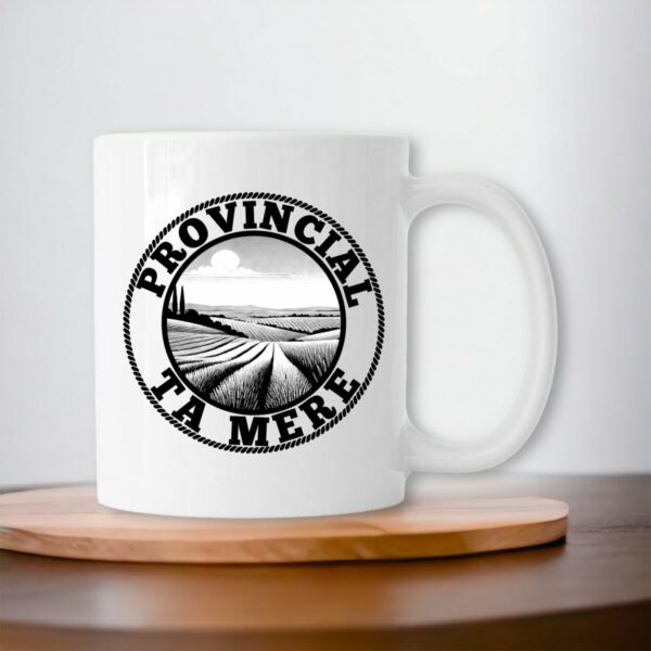 TASSE BLANCHE PROVINCIAL N&B - CERAMIQUE