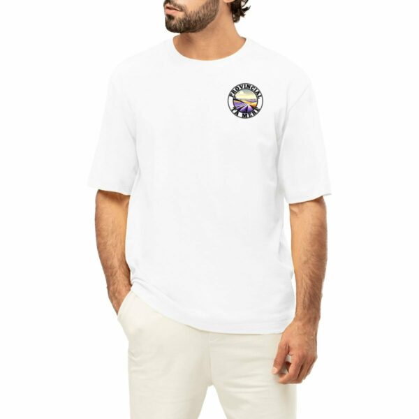 T-SHIRT BLANC PROVINCIAL COULEUR - OVERSIZED - PREMIUM