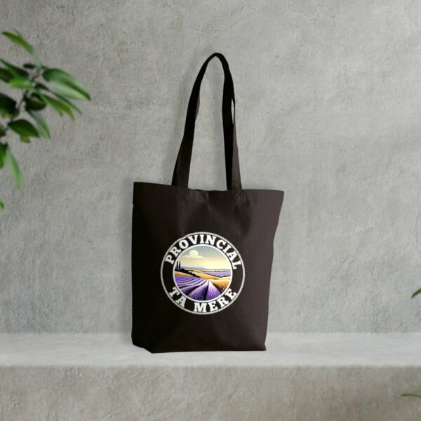 TOTEBAG NOIR PROVINCIAL COULEUR - PREMIUM
