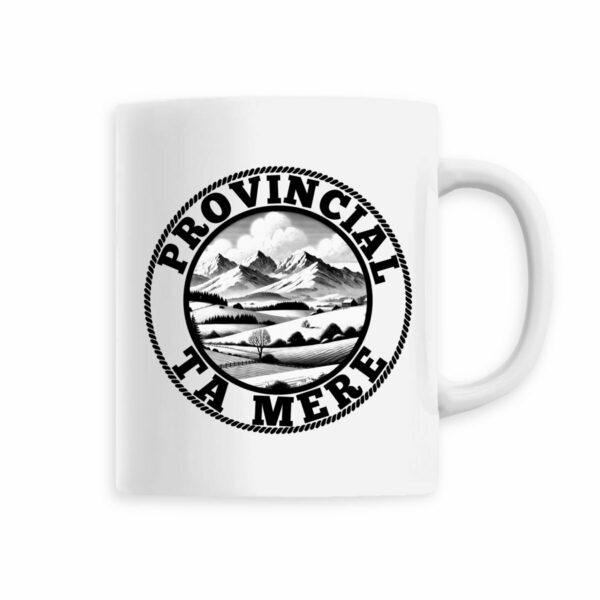 TASSE HIVER BLANCHE NB- CERAMIQUE