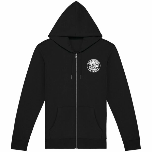 SWEAT CAPUCHE ZIPPE NOIR - NB