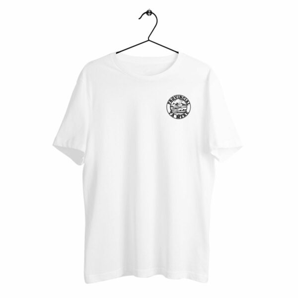 T-SHIRT BLANC HIVER N&B - PREMIUM