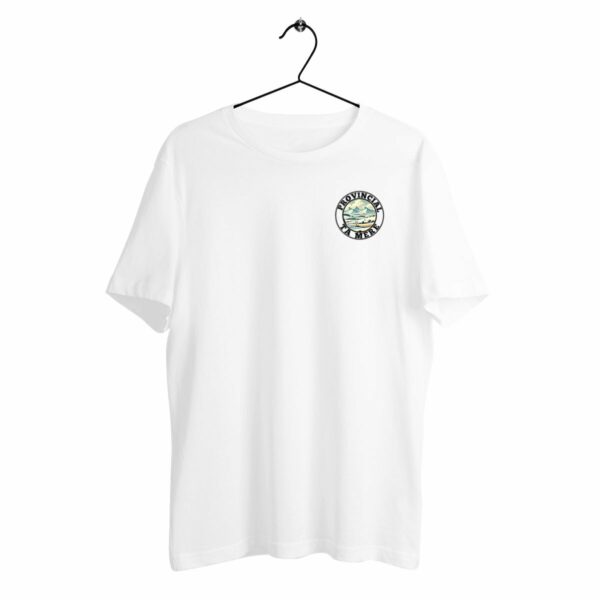 T-SHIRT BLANC HIVER COULEUR - PREMIUM