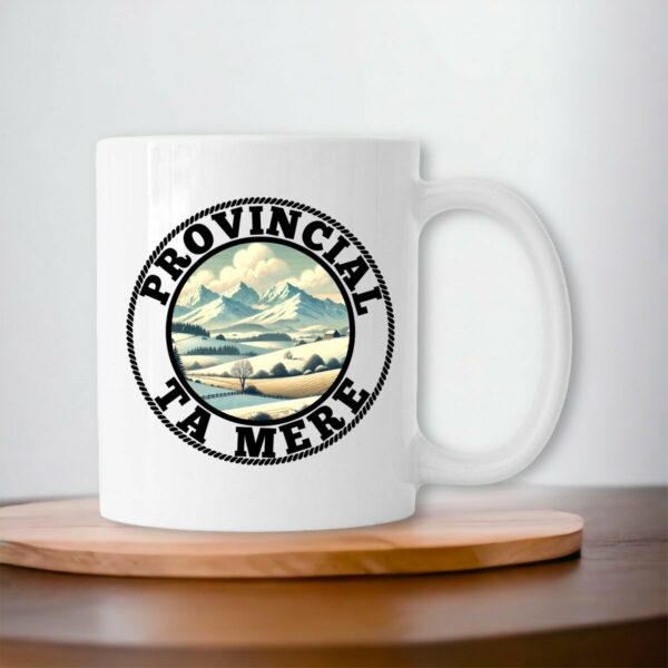 TASSE HIVER BLANCHE COULEUR - CERAMIQUE