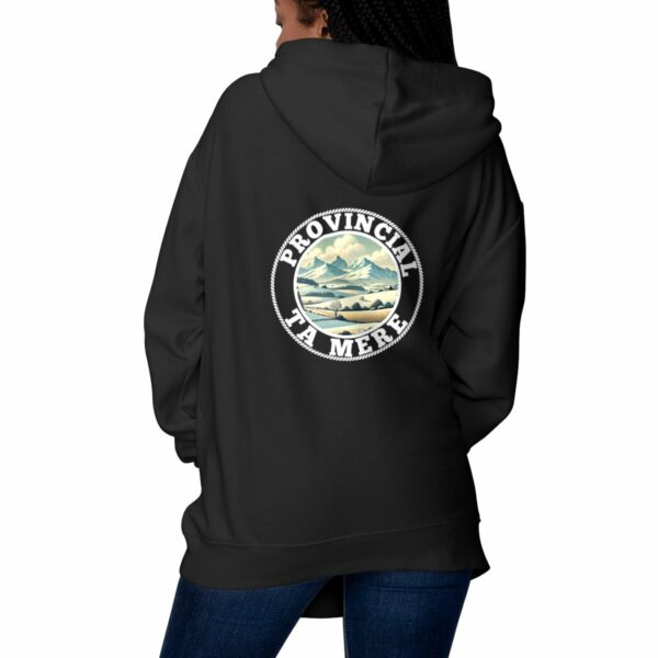 SWEAT NOIR CAPUCHE - BIG LOGO - COULEUR